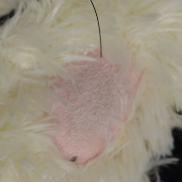 JELLYCAT RETIRED Black & White Pickles Cat with Long Tail 25in GUC READ  Has som - Picture 6 of 12